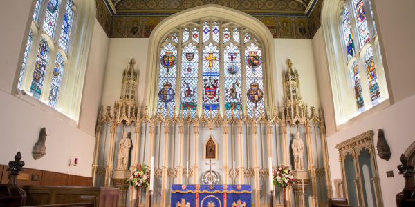 The interior of The King's Chapel of The Savoy.